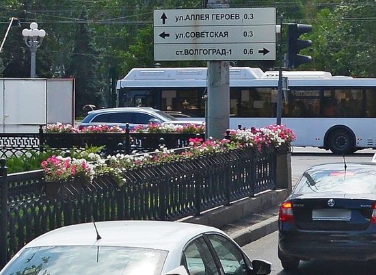 В Волгограде украли цветы из кашпо на бульварной зоне проспекта Ленина